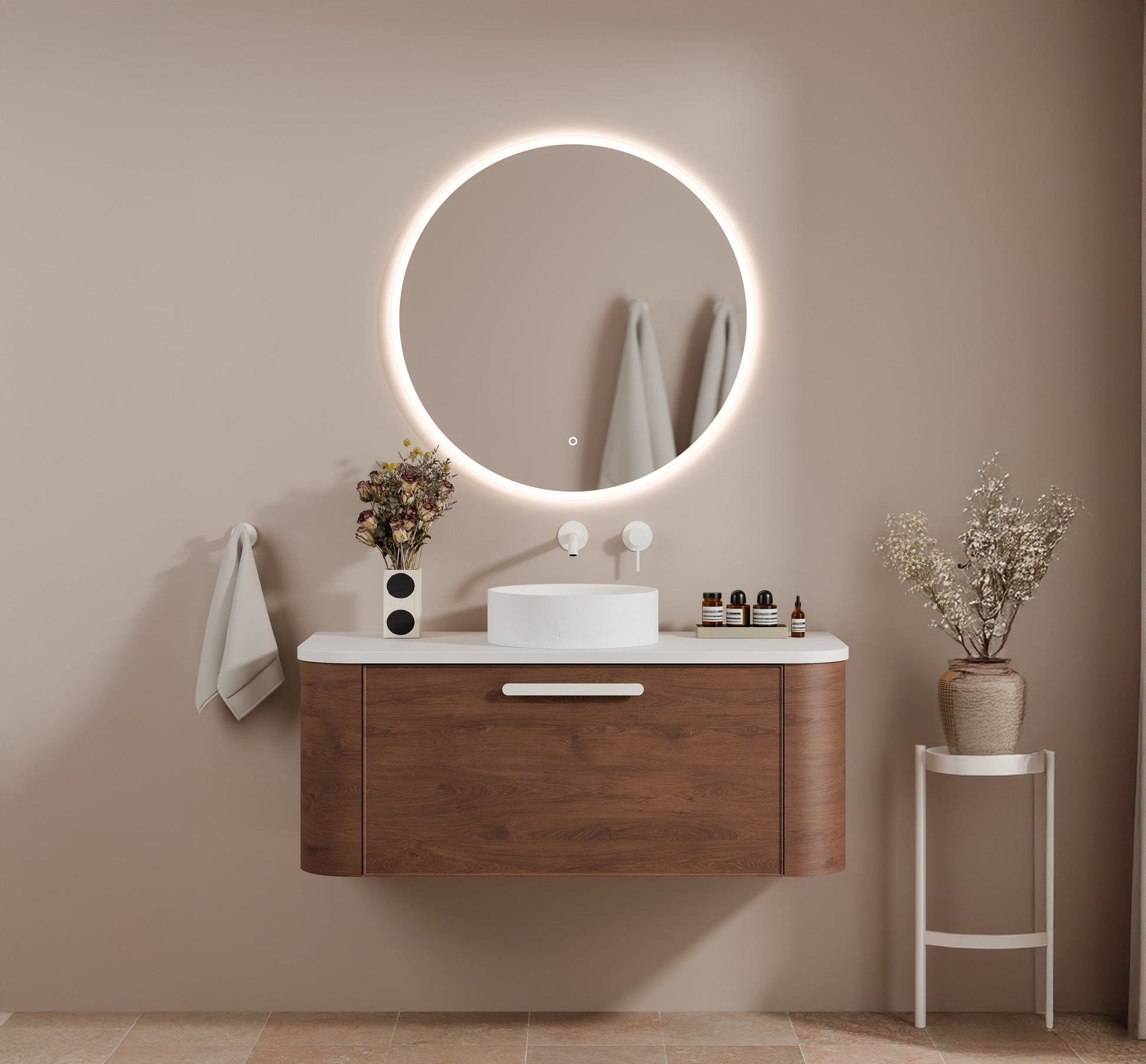 Code Nature Wall Basin Mixer