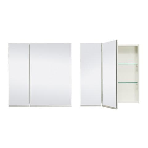 ST MICHEL DANTE DEEP PLUS MIRROR CABINET WHITE 750MM