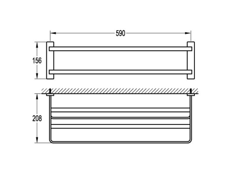 CUBIC TOWEL RACK