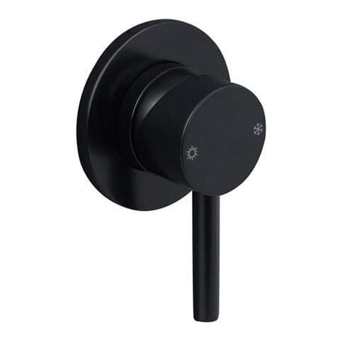 WATERWARE CARBON SHOWER OR BATH MIXER BLACK