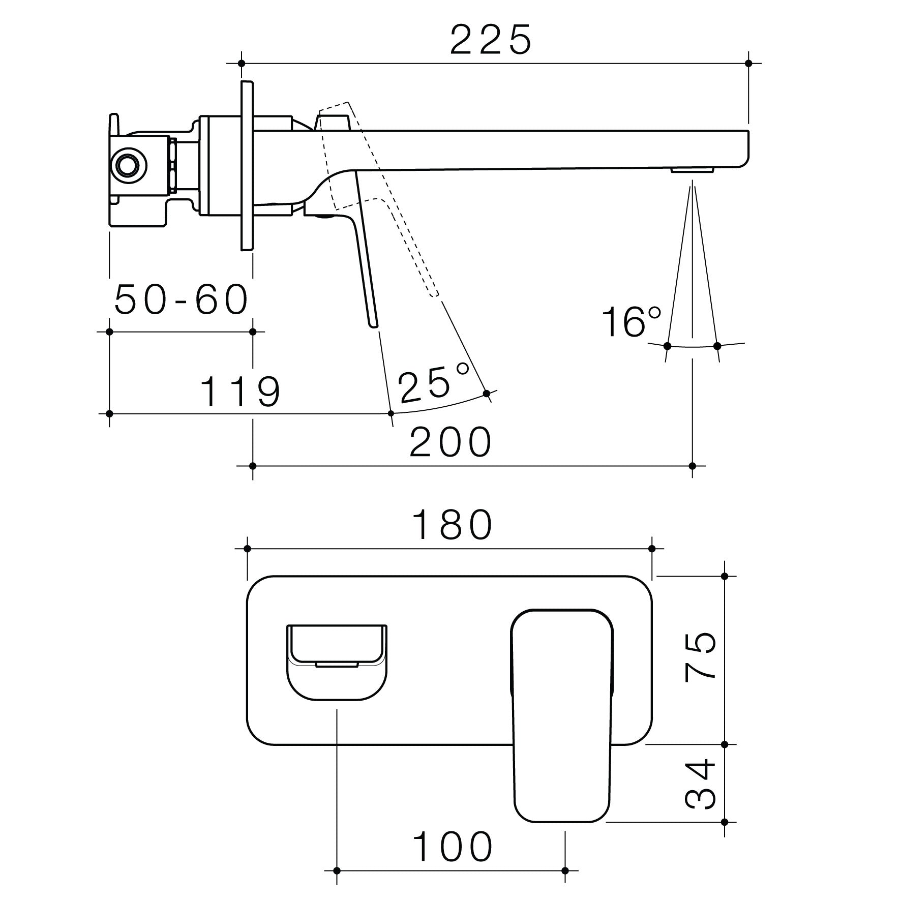 METHVEN WAIPORI MK2 BASIN OR BATH MIXER